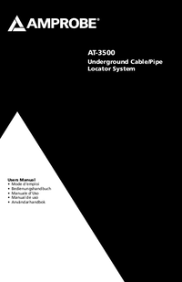 Thumbnail of document Manual - AT-3500 Underground Cable Locator